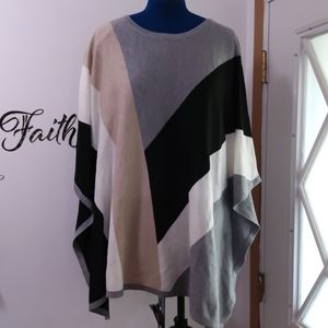Calvin Klein Pancho Sweater Plus SZ 2X/3X NWT